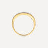 14 Karat Gold with Diamonds Pavé Diamond Signet Ring (0.20 ct) - 5