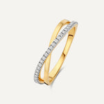 Diamant Überkreuz Ring (0.15 ct)