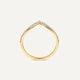 Diamond Wishbone Ring (0.10 ct)