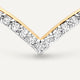 Diamond Wishbone Ring (0.10 ct)