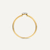 14 Karat Gold with Diamonds Diamond Open Halo Ring (0.05 ct) - 6