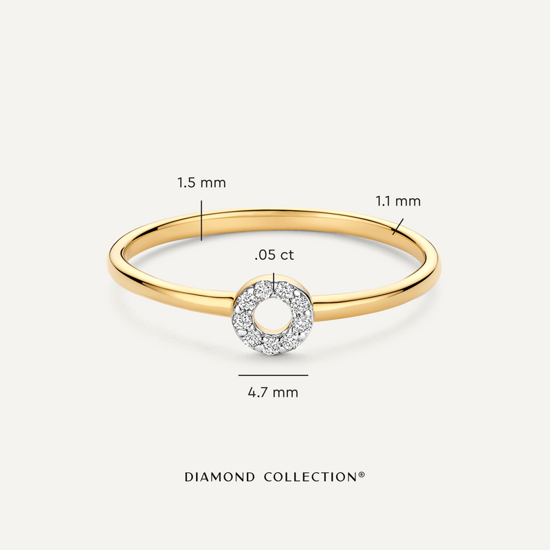 Diamond Open Halo Ring (0.05 ct)