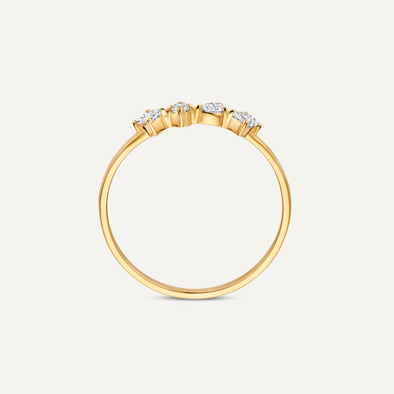 Dazzling Diamant Statement Ring (0.20 ct)