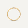 14 Karat Gold with Diamond Diamond Curve Band Ring (0.02 ct) - 7
