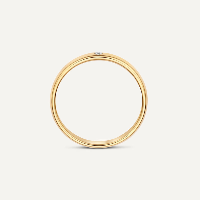 Diamond Curve Band Ring (0.02 ct)