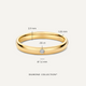 Diamond Curve Band Ring (0.02 ct)
