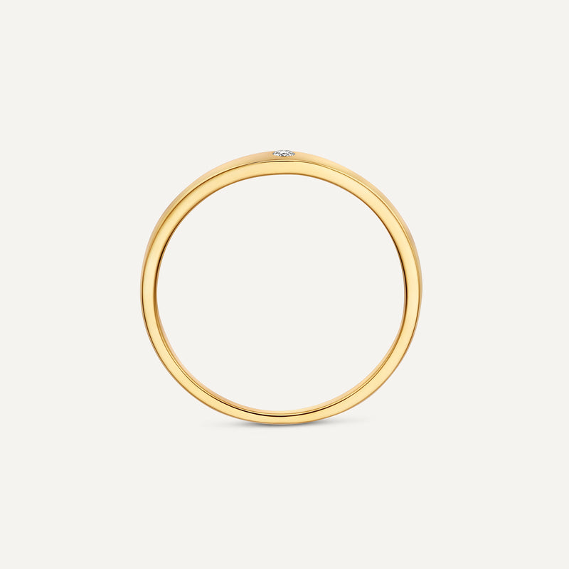 Diamond Signet Ring (0.02 ct)