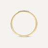 14 Karat Gold with Diamonds Slim Diamond Line Ring (0.04 ct) - 8
