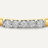 14 Karat Gold with Diamonds Slim Diamond Line Ring (0.04 ct) - 7