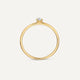 Three Prong Diamond Solitary Ring (0.06 ct)