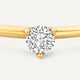 Three Prong Diamond Solitary Ring (0.06 ct)