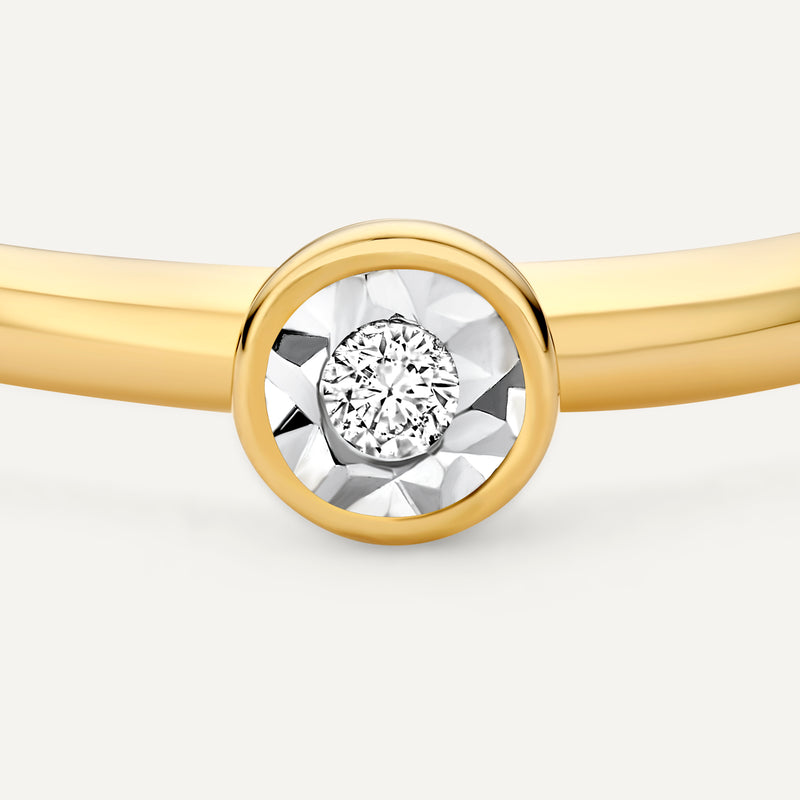 Bague Illusion Diamant (0.02 ct)