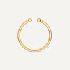 14 Karat Gold with Diamonds Diamond Open Stacker Ring (0.03 ct) - 6
