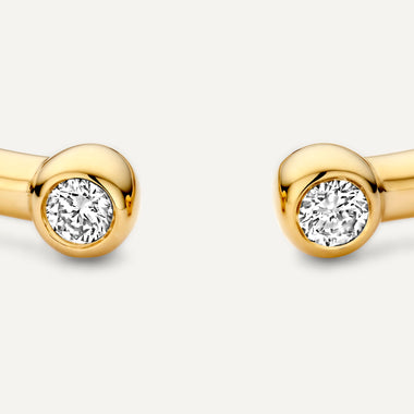 14 Karat Gold with Diamonds Diamond Open Stacker Ring (0.03 ct) - 5