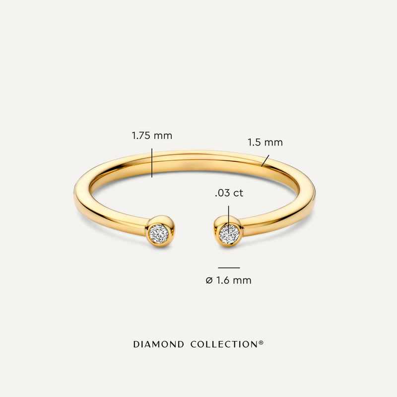 Diamond Open Stacker Ring (0.03 ct)