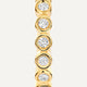 Bezel Set Diamant Kleine Hoops (15mm) (0.15 ct)