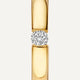Diamond Tension Hoops (12 mm) (0.04 ct)