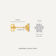 Six Prong Diamond Cluster Studs (0.20 ct)