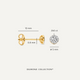 Diamant Halo Ohrstecker (0.09 ct)
