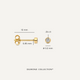 Mini Bezel Set Diamond Studs (0.08 ct)