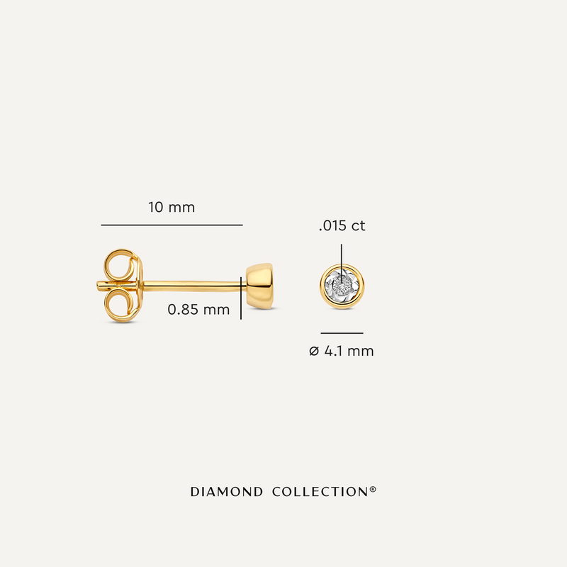 Illusion Set Diamond Studs (0.03 ct)
