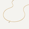 14 Karat Gold with Diamonds Pavé Diamond Initial Letter Charm - 7