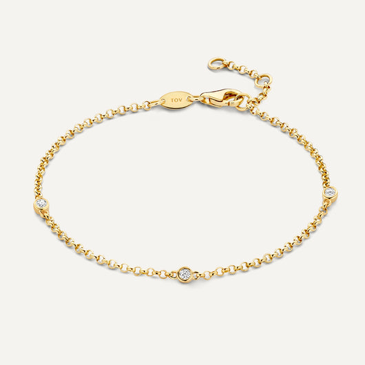 IEFWELL Gouden armbanden voor vrouwen, tienermeisjes, 14K echt goud, zilver, roségoud, verguld, kralen armbanden voor vrouwen, tienermeisjes, schakelarmbanden, eerste armband voor vrouwen, sieraden, 6