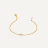 Or 14 Carats avec Diamant Bracelet Diamant (0.15 ct) - 5