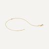 14 Karat Gold with Diamond Bezel Set Diamond Bracelet (0.03 ct) - 7