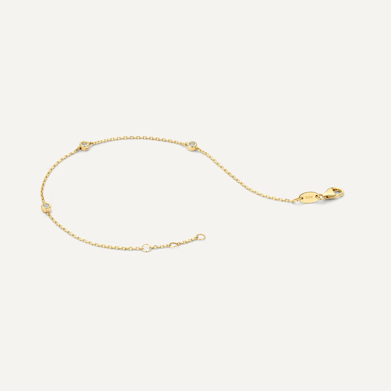 Satellite Bezel Set Diamond Bracelet (0.06 ct)