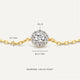 Diamond Halo Bracelet (0.04 ct)