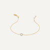 14 Karat Gold with Diamonds Diamond Open Halo Bracelet (0.03 ct) - 5
