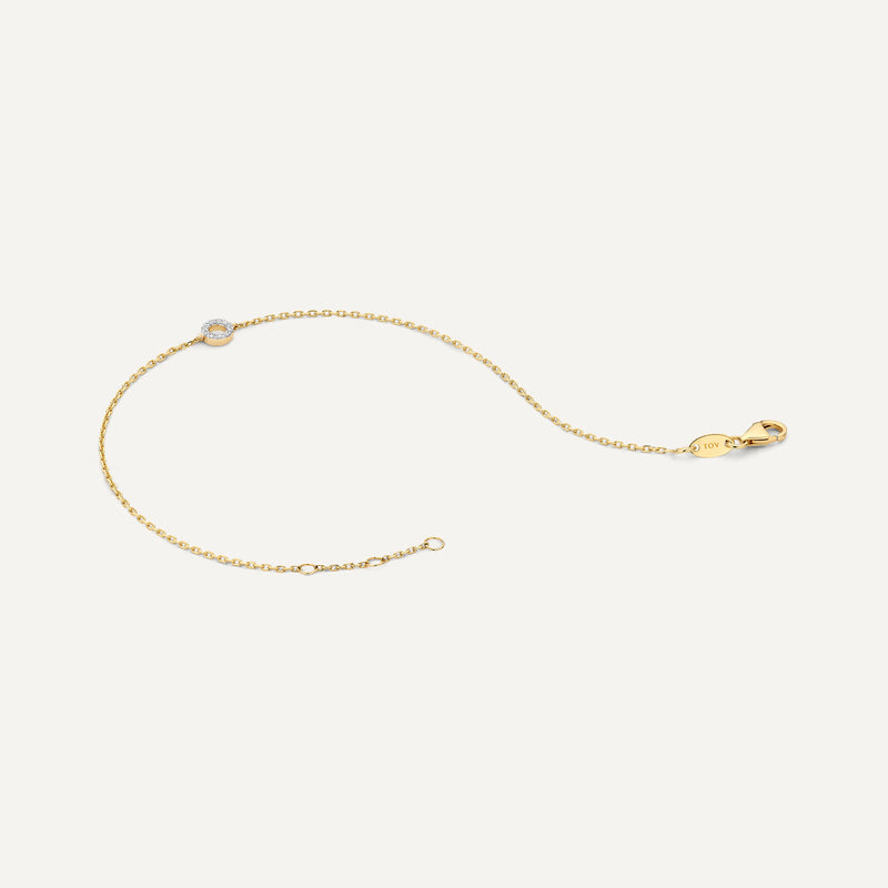 Diamond Open Halo Bracelet (0.03 ct)