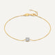 Four Prong Diamond Halo Bracelet (0.04 ct)