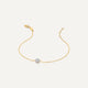 Four Prong Diamond Halo Bracelet (0.04 ct)