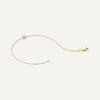 14 Karat Gold with Diamonds Four Prong Diamond Halo Bracelet (0.04 ct) - 7