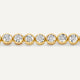 Bezel Set Diamond Tennis Bracelet (0.41 ct)