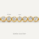 Pulsera de Tenis con Diamantes Bezel Set (0.41 ct)