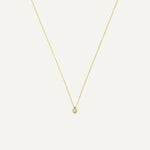 Bezel Set Diamond Linked Pendant Necklace (0.03 ct)