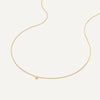 14 Karat Gold with Diamond Bold Bezel Set Diamond Pendant Necklace (0.05 ct) - 6
