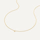 Bold Bezel Set Diamond Pendant Necklace (0.05 ct)