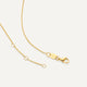 Four Prong Diamant Linked Anhänger Halskette (0.05 ct)
