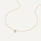 Diamond Cluster Linked Pendant Necklace (0.15 ct)