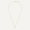 585er Gold mit Diamant Six Prong Diamant Linked Anhänger Halskette (0.10 ct) - 10