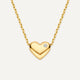 Diamond Puffy Heart Pendant Necklace (0.01 ct)