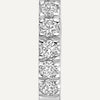 14 Karat White Gold with Diamonds Pavé Diamond Mini Huggie Hoops (8mm) (0.05 ct) - 7