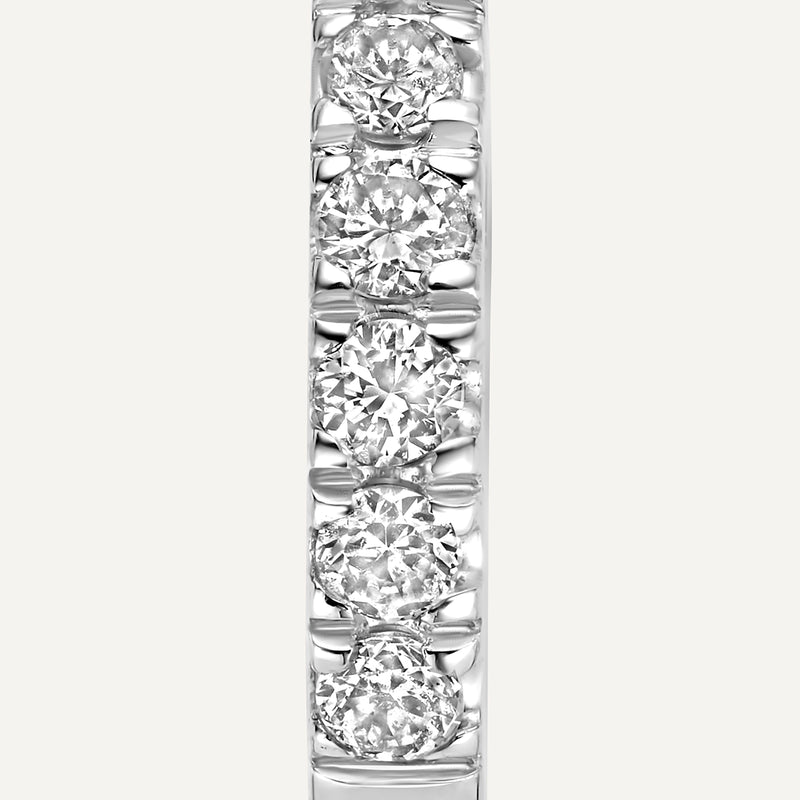 Pavé Diamond Mini Huggie Hoops (8mm) (0.05 ct)