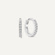 Pavé Diamond Petit Huggie Créoles (10mm) (0.06 ct)