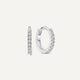 Pavé Diamond Small Huggie Hoops (10mm) (0.06 ct)