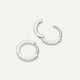 Pavé Diamond Small Huggie Hoops (10mm) (0.06 ct)